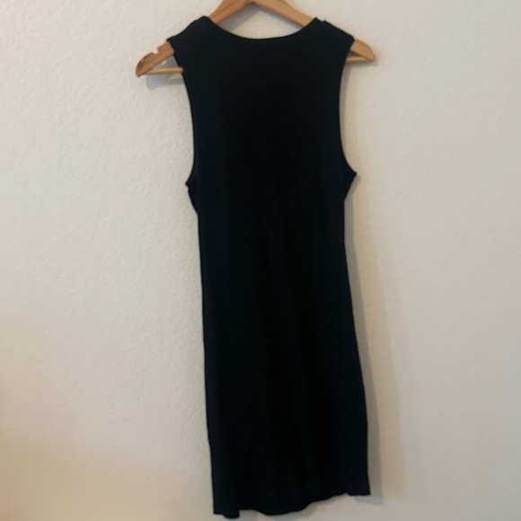 NWOT ANTHROPOLOGIE SZ S T.La Elegant Black Cutout mini Dress - Picture 6 of 6